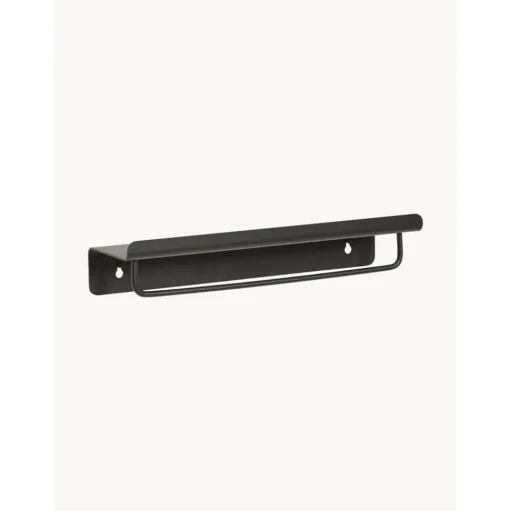 Mensola Con Bastone Appendiabiti In Metallo Bow