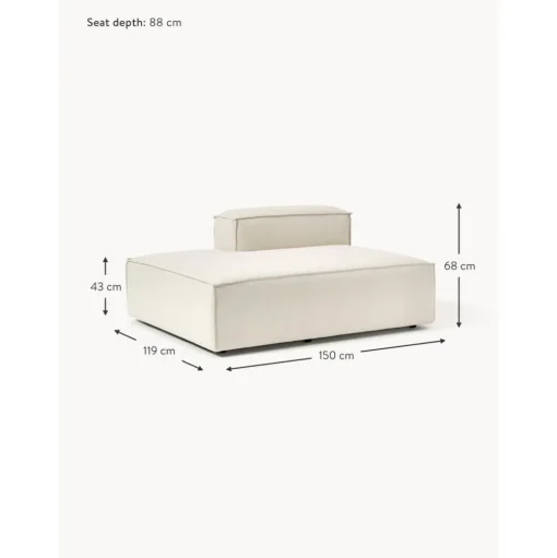 Modulo-Chaise Longue Lennon