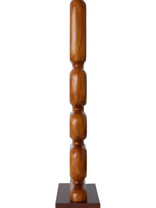 Oggetto Decorativo Grande In Legno Di Teak Ornament, Fatto A Mano