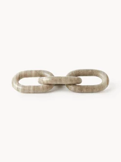 Oggetto Decorativo In Marmo Marrone Milena
