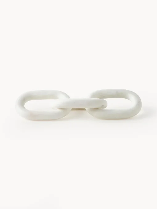 Oggetto Decorativo In Marmo Bianco Milena
