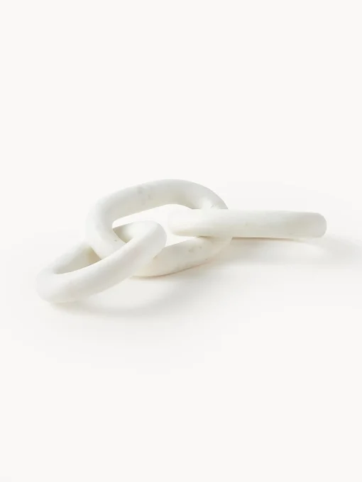 Oggetto Decorativo In Marmo Bianco Milena
