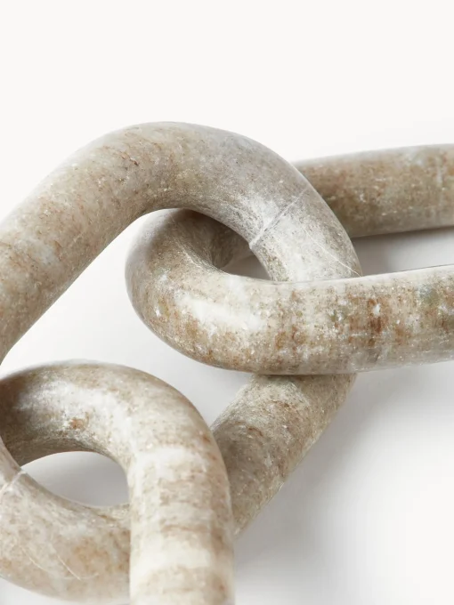 Oggetto Decorativo In Marmo Marrone Milena