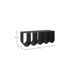 Panca In Metallo Curved
