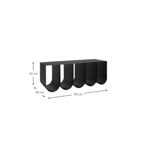 Panca In Metallo Curved