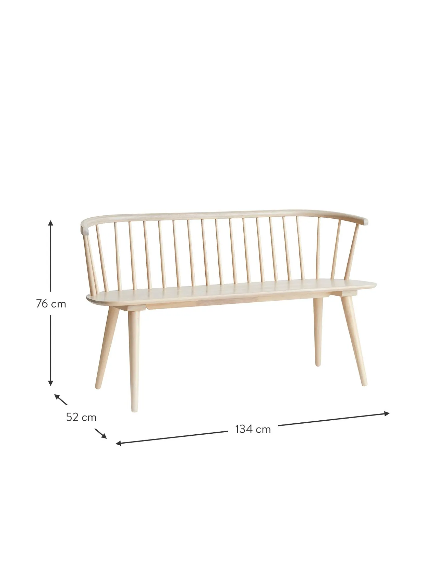Panchina In Legno Di Caucciu Jolina