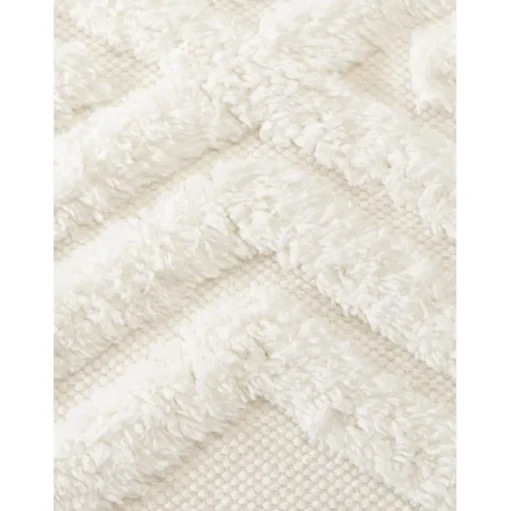 Passatoia In Cotone Tessuta A Mano Con Struttura In Rilievo Ziggy