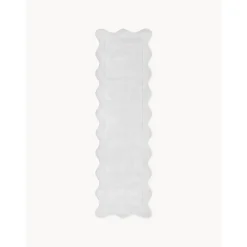 Passatoia In Viscosa Con Bordo Ondulato Wavy