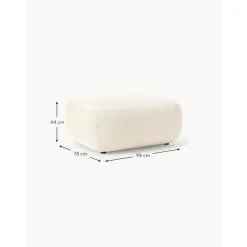 Poggiapiedi In Boucle Sofia