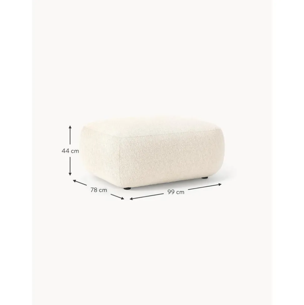 Poggiapiedi In Boucle Sofia