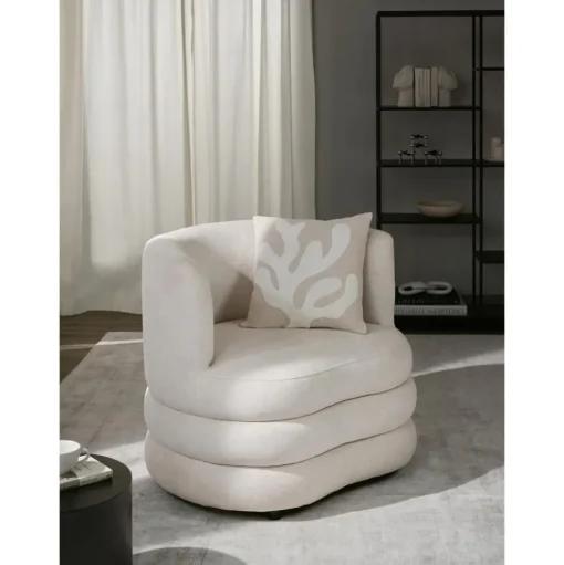 Poltrona Di Design In Tessuto Solomon