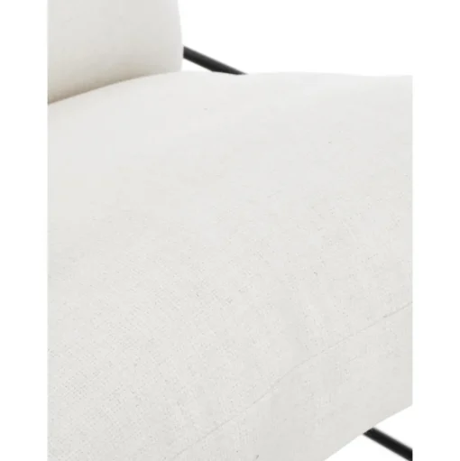 Poltrona Imbottita Con Struttura In Metallo Wayne