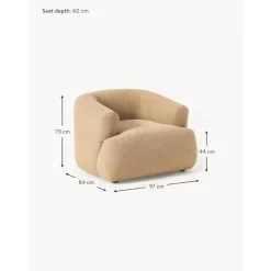 Poltrona In Boucle Sofia