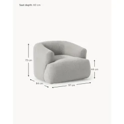 Poltrona In Boucle Sofia