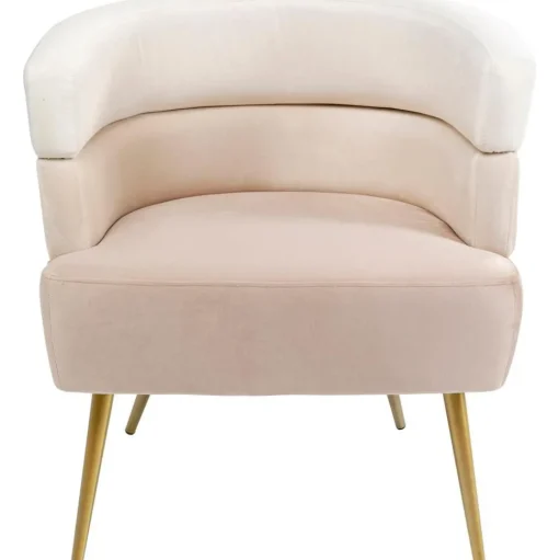 Poltrona In Velluto Di Design Retro Sandwich
