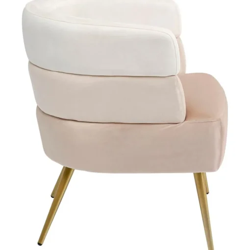 Poltrona In Velluto Di Design Retro Sandwich
