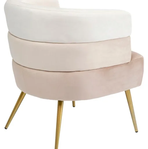 Poltrona In Velluto Di Design Retro Sandwich
