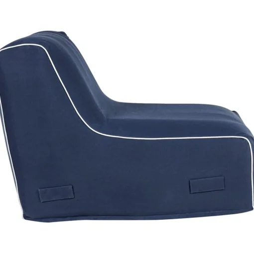Poltrona Sacco Gonfiabile Da Giardino Color Blu Scuro Rihanna