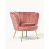 Poltroncina Da Cocktail In Tessuto Boucle Oyster