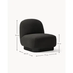 Poltroncina In Boucle Elsie