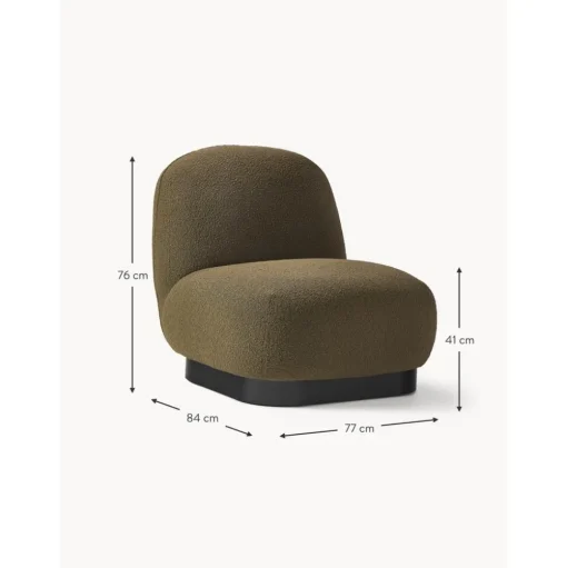 Poltroncina In Boucle Elsie