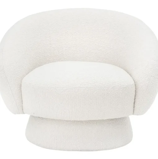 Poltroncina In Tessuto Boucle Ted