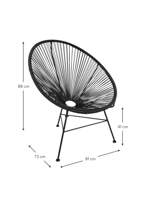Poltroncina Intrecciata Bahia