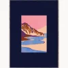 Poster Blue Landscape