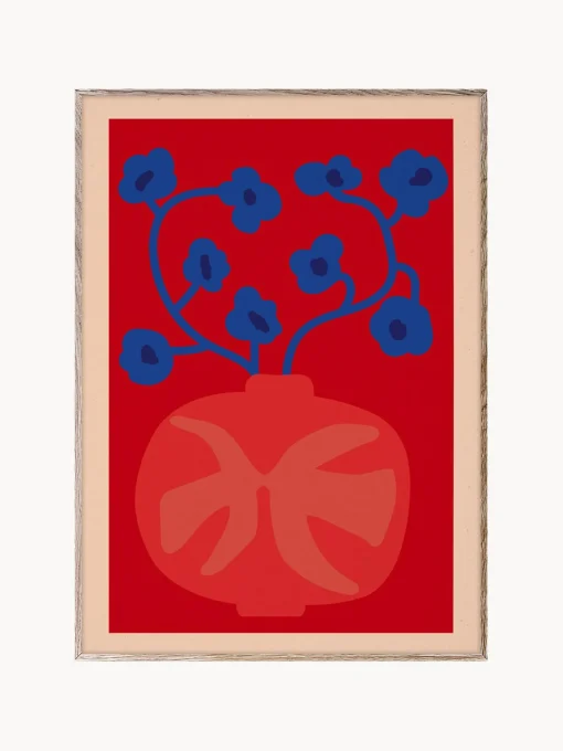 Poster The Red Vase