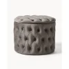 Pouf Contenitore In Velluto Chiara