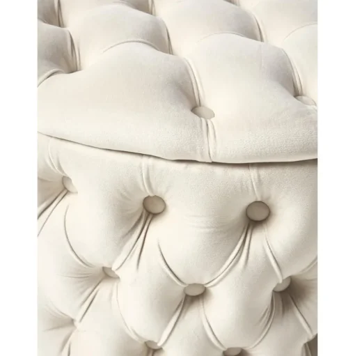 Pouf Contenitore Xl In Velluto Chiara