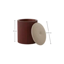 Pouf Imbottito Contenitore Darwin