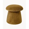 Pouf Imbottito In Velluto Roberta