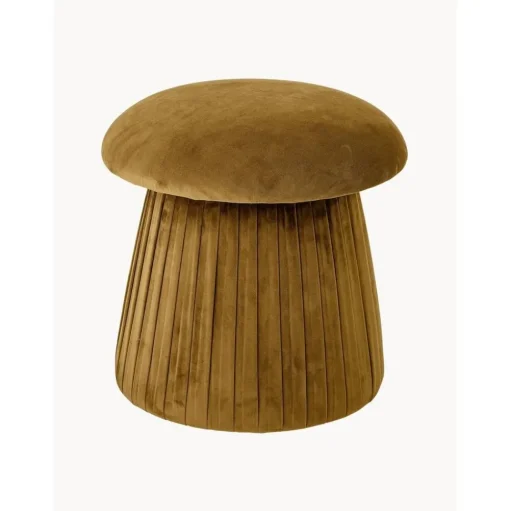 Pouf Imbottito In Velluto Roberta