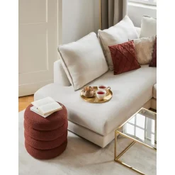 Pouf In Boucle Alto