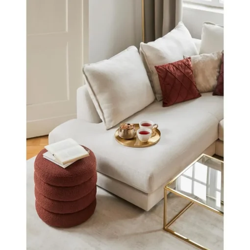 Pouf In Boucle Alto