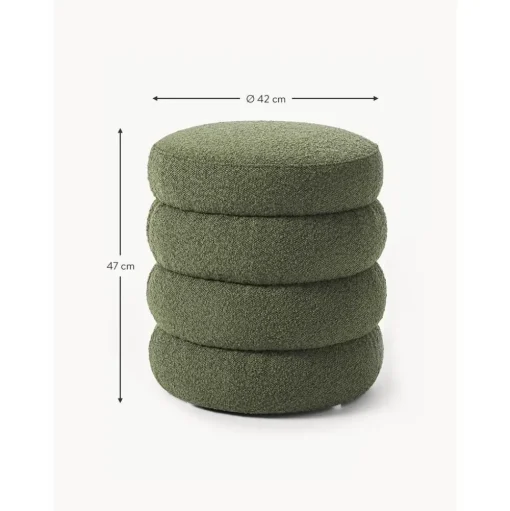 Pouf In Boucle Alto