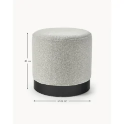 Pouf In Boucle Orchid