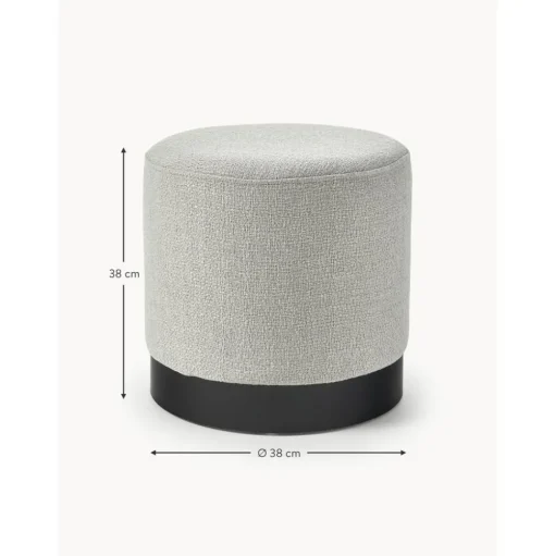 Pouf In Boucle Orchid