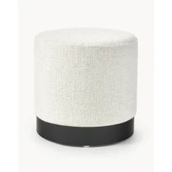 Pouf In Tessuto Boucle Orchid