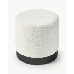 Pouf In Tessuto Boucle Orchid