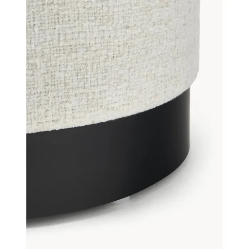 Pouf In Tessuto Boucle Orchid