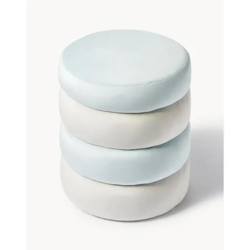 Pouf In Velluto Alto