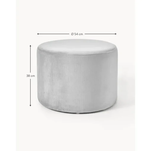 Pouf In Velluto Daisy