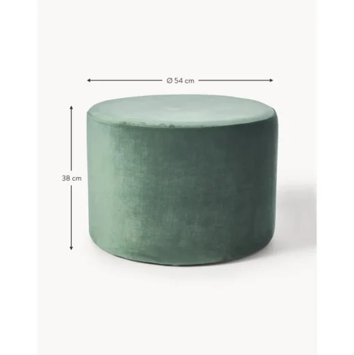 Pouf In Velluto Daisy