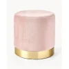 Pouf In Velluto Orchid