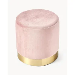 Pouf In Velluto Orchid