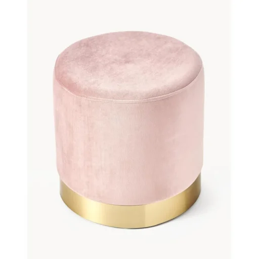 Pouf In Velluto Orchid
