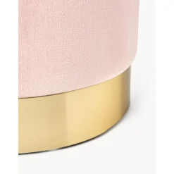 Pouf In Velluto Orchid