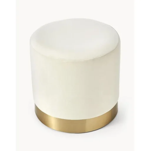 Pouf In Velluto Orchid